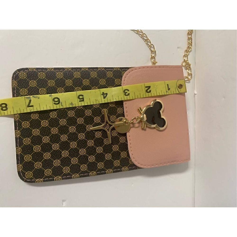 Geometric Pattern mini phone bag, Mickey - Picture 8 of 10